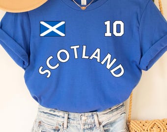 Camiseta da Escócia para a Copa do Mundo, Escócia, camiseta da Escócia, presentes da Escócia, camisa da Escócia, camiseta da Escócia, presente para fãs da Escócia