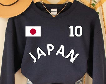 Moletom do Japão, camisa do Japão, futebol japonês, basquete japonês, Copa do Mundo de Basquete, número personalizado, presente do Japão, Copa do Mundo