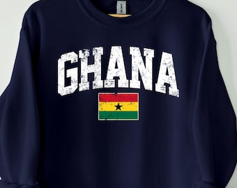 Ghana Sweatshirt, Ghana Shirt, Ghana tshirt, Ghana Gift, Ghana vacation, Ghana souvenir, Ghana friend gift, Ghana Jersey