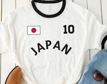 Camiseta da Copa do Mundo do Japão, Camisa do Japão, Futebol do Japão, Basquete do Japão, Copa do Mundo de Basquete, Número personalizado, Presente do Japão, Copa do Mundo