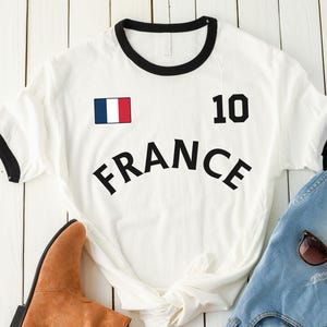 France tshirt, France Jersey Tee for Sports Fans, France fans gift, France world cup, Retro France jersey, world cup jersey
