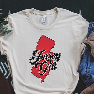 Jersey girl Tee, New Jersey girl shirt, Jersey Girl Tee, Jersey Girl, Jersey Girl T-shirt, New Jersey, Home State, New Jersey