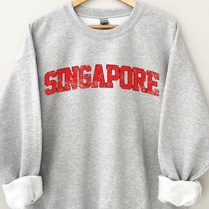 Sudadera de Singapur, camiseta de Singapur, camiseta de viaje a Singapur, regalo de Singapur, vacaciones en Singapur, viajes a Singapur, Singapur