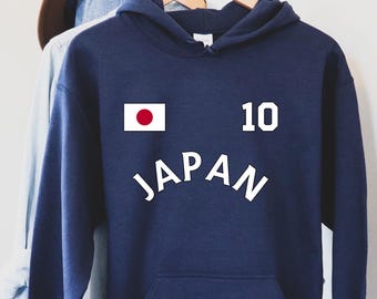 Moletom do Japão, camisa do Japão, futebol japonês, basquete japonês, Copa do Mundo de Basquete, número personalizado, presente do Japão, Copa do Mundo