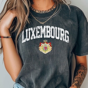 Luxembourg comfort colors tshirt, Luxembourg Shirt, Luxembourg tshirt, Luxembourg Gift, Luxembourg vacation