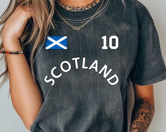 Camiseta Scotland Comfort Colors, Escócia, camiseta da Escócia, presentes da Escócia, camisa da Escócia, camiseta da Escócia, presente para fãs da Escócia