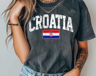 Croatia comfort colors tshirt, Croatia Shirt, Croatia tshirt, Croatia Gift, Croatia vacation, Croatia souvenir, Croatia friend gift, Croatia