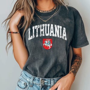 Lithuania comfort colors tshirt, Lithuania Shirt, Lithuania tshirt, Lithuania Gift, Lithuania vacation, Lithuania souvenir