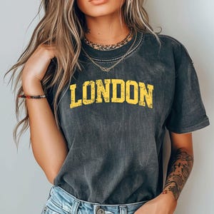 Camiseta com cores confortáveis de Londres, Camisa de Londres, Camisa de viagem para Londres, Presente para Londres, Férias em Londres, Viagem a Londres, Combinando com Londres, Londres,
