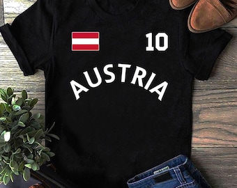 Austria tshirt, Austria Jersey Tee for Sports Fans, Austria fans gift, Austria world cup, Retro Austria jersey, world cup jersey