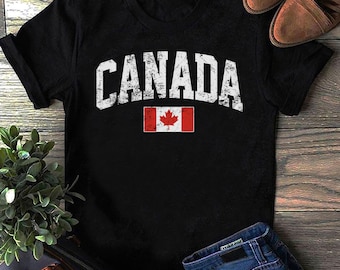 T-shirt Canada, chemise Canada, t-shirt Canada, cadeau Canada, vacances Canada, souvenir Canada, cadeau ami Canada