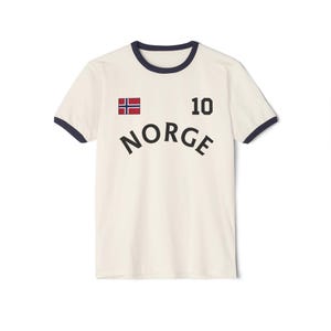Norge tshirt, Norway Jersey Tee for Sports Fans, Norway fans gift, Norway world cup, Retro Norway jersey, world cup jersey image 3