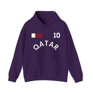 Felpa con cappuccio Qatar Coppa del Mondo, Maglietta Qatar, T-shirt Qatar, Regalo Qatar, Vacanza in Qatar, Souvenir Qatar, Regalo per amici Qatar, Qatar immagine 8