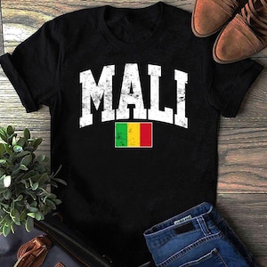 T-shirt Mali, shirt Mali, t-shirt Mali, cadeau Mali, vakantie Mali, souvenir Mali, cadeau Mali vriend, shirt Mali, shirt Mali