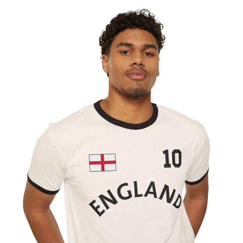 England tshirt, England Jersey Tee for Sports Fans, England fans gift, England world cup, Retro England jersey, world cup jersey image 7