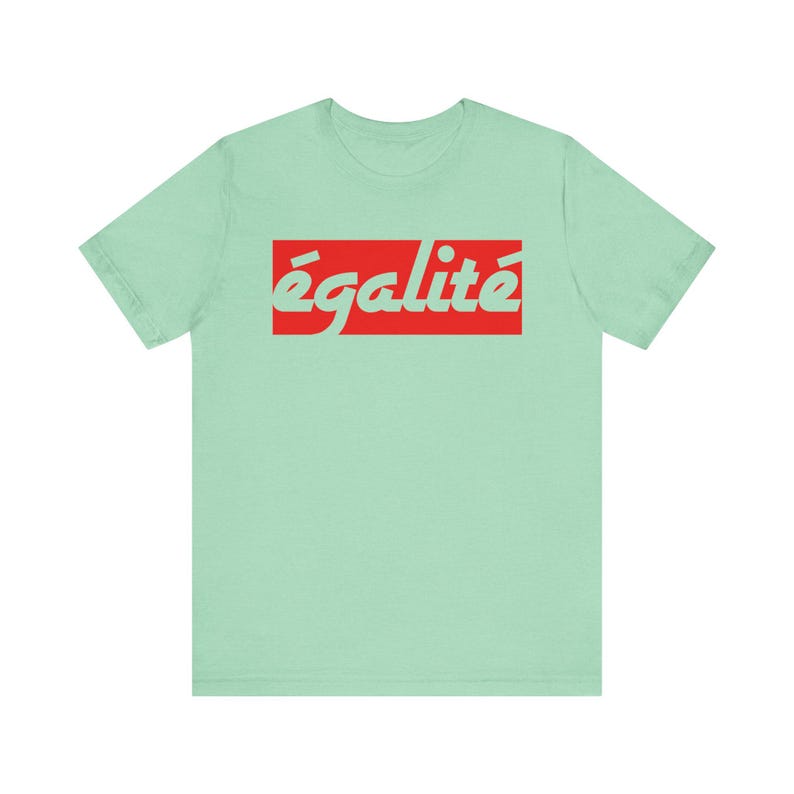 Camiseta de igualdad, camiseta con refranes franceses, regalos franceses, camiseta francesa, camiseta con cita francesa, regalo para amantes franceses, camiseta de Francia, en francés imagen 7