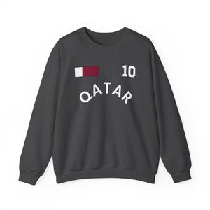 Qatar world cup sweatshirt, Qatar Shirt, Qatar tshirt, Qatar Gift, Qatar vacation, Qatar souvenir, Qatar friend gift, Qatar image 4