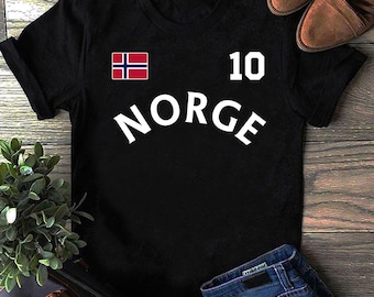 Norge tshirt, Norway Jersey Tee for Sports Fans, Norway fans gift, Norway world cup, Retro Norway jersey, world cup jersey