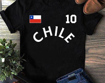 Chile T-Shirt Chile Jersey Tee for Sports Fans, Chile fans gift, Chile world cup, Retro Chile jersey, Football fans
