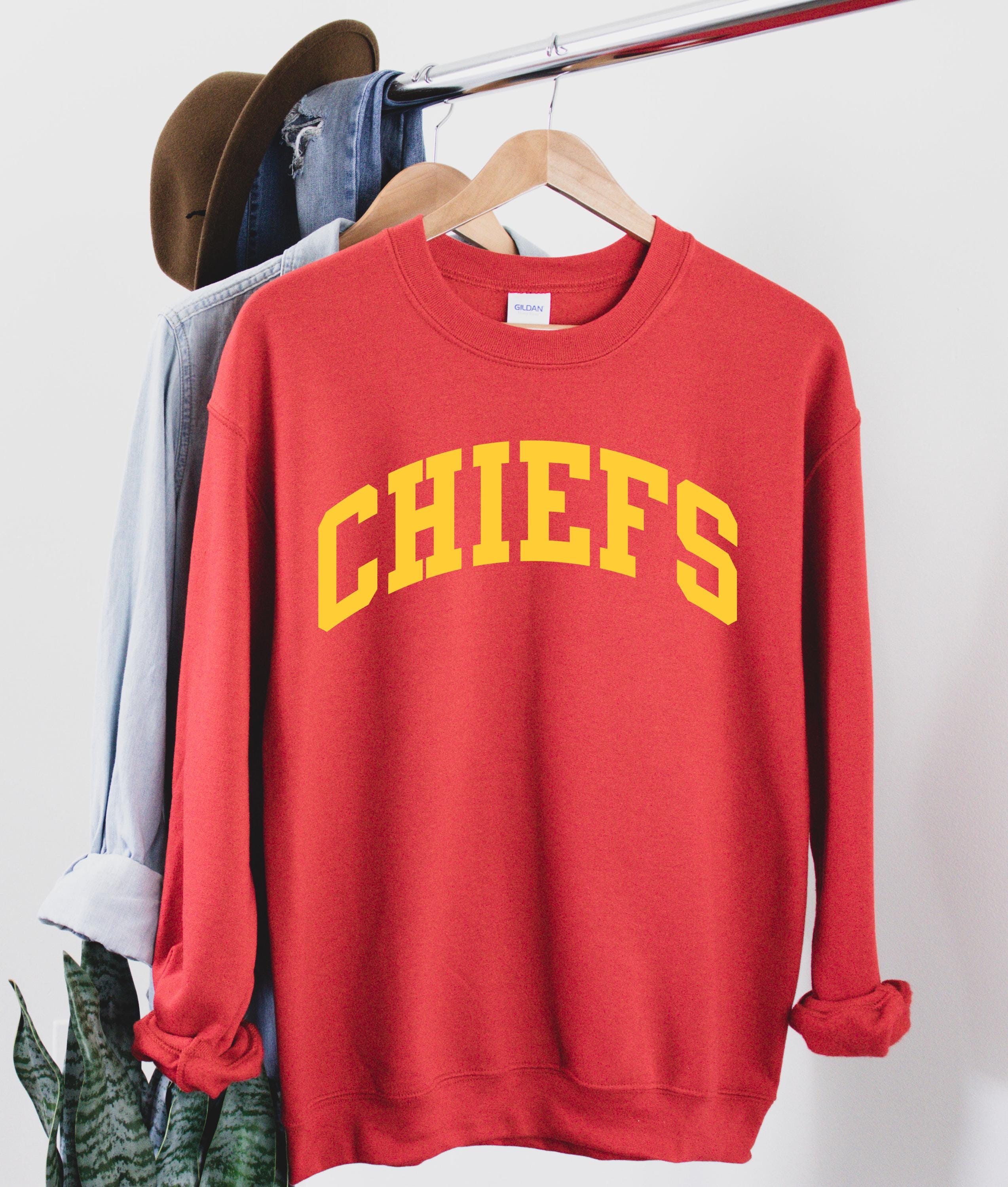 Chiefs Sweatshirt, Chiefs T-Shirt, Chiefs t-shirt, trendy Chiefs shirt, Bella Canvas heather red jersey tee unisex, cute Chiefs tee