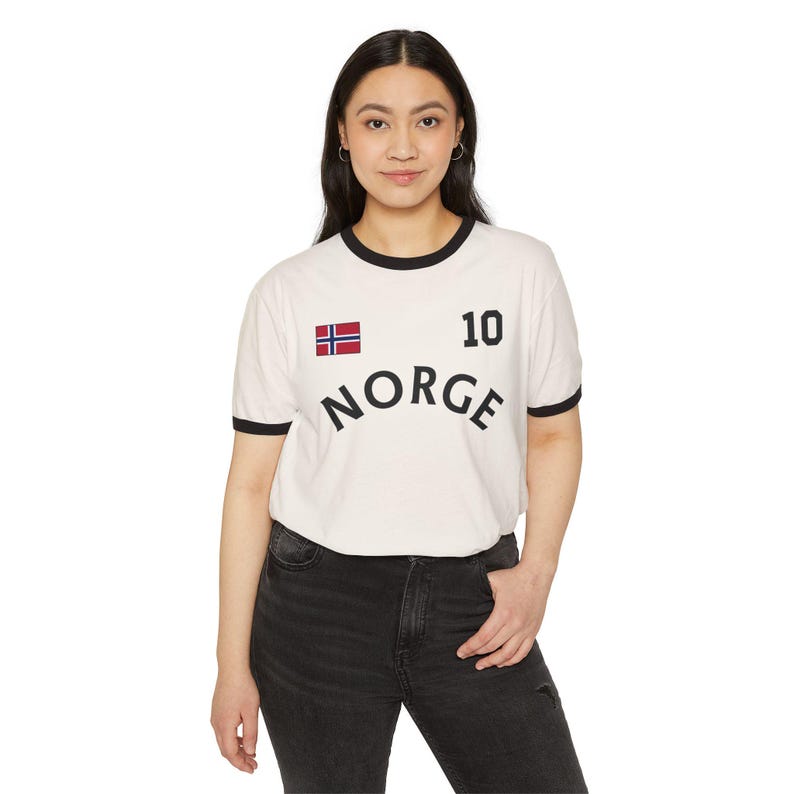Norge tshirt, Norway Jersey Tee for Sports Fans, Norway fans gift, Norway world cup, Retro Norway jersey, world cup jersey image 6