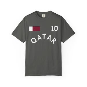 Camiseta de Qatar con colores cómodos para el Mundial, Camiseta de Qatar, Camiseta de Qatar, Regalo de Qatar, Vacaciones en Qatar, Recuerdo de Qatar, Regalo para un amigo de Qatar, Qatar imagen 2