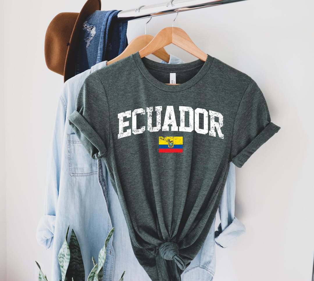 Ecuador Tee, Necuador Shirt, Ecuador Gift, Ecuador Fans, Ecuador ...