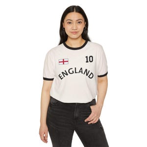 England tshirt, England Jersey Tee for Sports Fans, England fans gift, England world cup, Retro England jersey, world cup jersey image 6