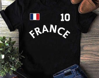 Camiseta de Francia, camiseta de Francia para aficionados al deporte, regalo para aficionados de Francia, Copa del Mundo de Francia, camiseta retro de Francia, camiseta de la Copa del Mundo