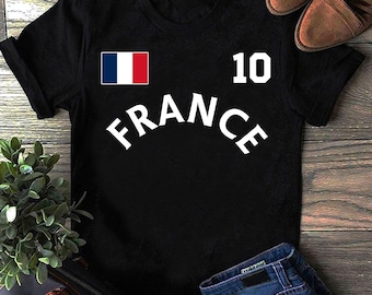 Camiseta de Francia, camiseta de Francia para aficionados al deporte, regalo para aficionados de Francia, Copa del Mundo de Francia, camiseta retro de Francia