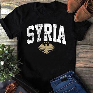 Syria Tee, Syria Shirt, Syria tshirt, Syria Gift, Syria vacation, Syria souvenir, Syria friend gift, Syria Jersey