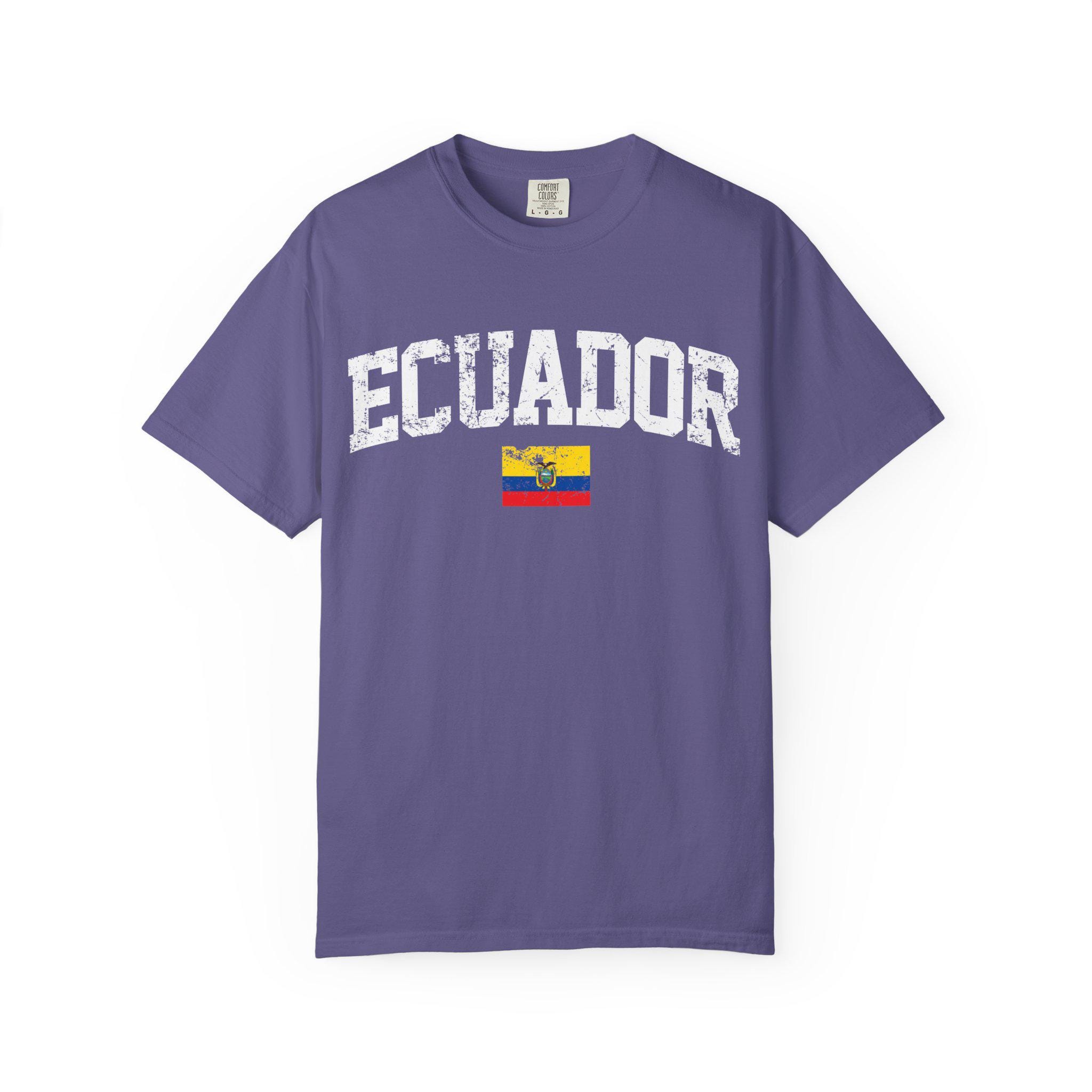 Ecuador Comfort Colors Tshirt, Necuador Shirt, Ecuador Gift, Ecuador ...