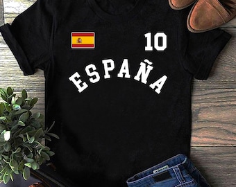 Spain tshirt, Spain Jersey Tee for Sports Fans, Spain fans gift, Spain world cup, Retro Spain jersey, world cup jersey