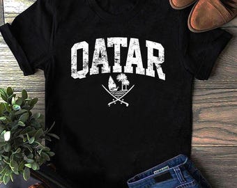 Camiseta de Qatar, camiseta de Qatar, regalo de Qatar, vacaciones en Qatar, recuerdo de Qatar, regalo para un amigo de Qatar, camiseta de Qatar