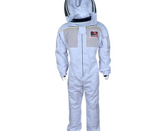Ventilated Beekeeping Suit: Fencing Veil & Drinking Feature