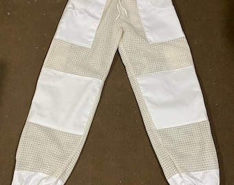 Ventilated Beekeeping Pants: 3-Layer Mesh, Unisex Protective Gear
