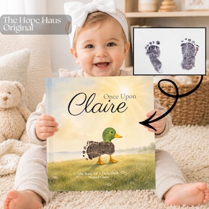 Personalized Baby Keepsake Book | Custom Storybook Gift for Baby | Unique New Baby Gift | Memory Book for Boys & Girls image 9