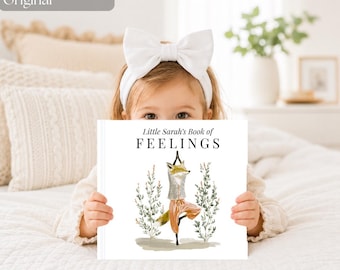 Feelings Book for Kids, Personalized Emotions Book, Toddler Coping Skills, Social Emotional Learning Book