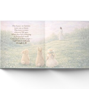 Personalisiertes Ostergeschichtenbuch für Kinder, christliches Andenken für Kinder, vom Glauben gefülltes Ostergeschenk, Hardcover oder Softcover Bild 17