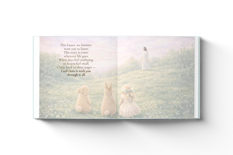 Personalisiertes Ostergeschichtenbuch für Kinder, christliches Andenken für Kinder, vom Glauben gefülltes Ostergeschenk, Hardcover oder Softcover Bild 17