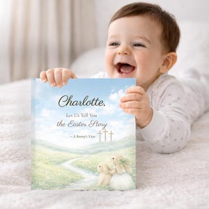 Personalisiertes Ostergeschichtenbuch für Kinder, christliches Andenken für Kinder, vom Glauben gefülltes Ostergeschenk, Hardcover oder Softcover Bild 18