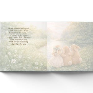 Personalisiertes Ostergeschichtenbuch für Kinder, christliches Andenken für Kinder, vom Glauben gefülltes Ostergeschenk, Hardcover oder Softcover Bild 15