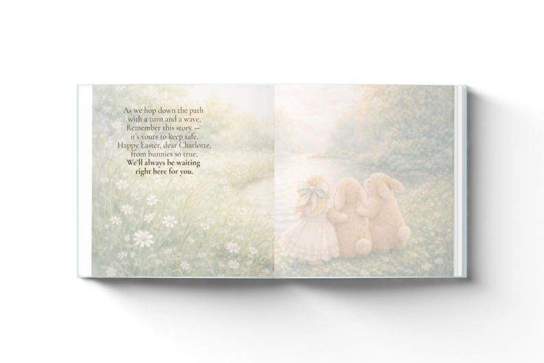 Personalisiertes Ostergeschichtenbuch für Kinder, christliches Andenken für Kinder, vom Glauben gefülltes Ostergeschenk, Hardcover oder Softcover Bild 15