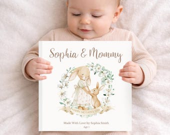 Livre personnalisé pour la fête des mères | Premier cadeau de fête des mères d'un bébé ou d'un tout-petit | Histoire personnalisée, maman et moi | Cadeau pour maman et enfant