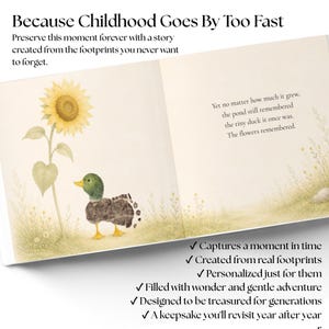 Personalized Baby Keepsake Book | Custom Storybook Gift for Baby | Unique New Baby Gift | Memory Book for Boys & Girls image 6