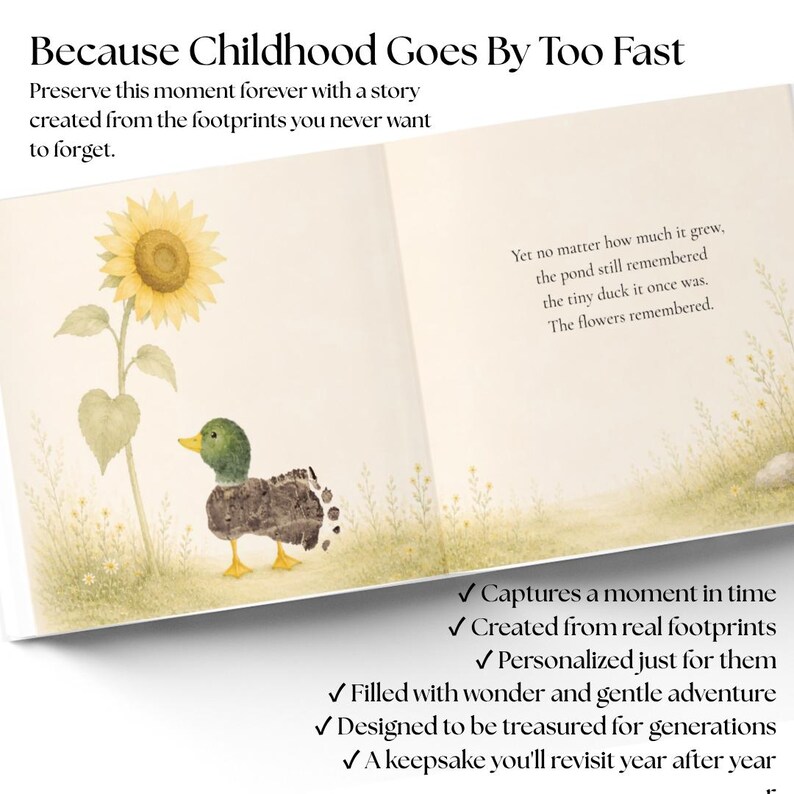 Personalized Baby Keepsake Book | Custom Storybook Gift for Baby | Unique New Baby Gift | Memory Book for Boys & Girls image 6