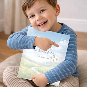 Personalisiertes Ostergeschichtenbuch für Kinder, christliches Andenken für Kinder, vom Glauben gefülltes Ostergeschenk, Hardcover oder Softcover Bild 19