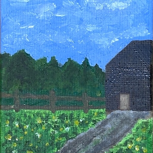 Original ACEO Oil Painting – 3.5x2.5 Mini Art Card – Hand-Painted Collectible – Small Format Artwork –OOAK (One of a Kind)