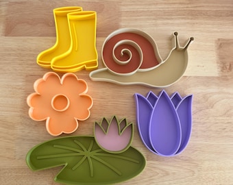Spring time Sensory Tray Montessori play