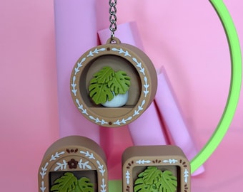 Mini Monstera Book Nook fidget clicker
